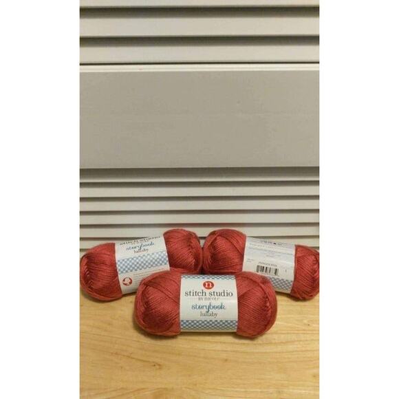 Stitch Studio Storybook Lullaby Princess Pink 420g acrylic yarn lot of 3 skeins - Picture 1 of 4